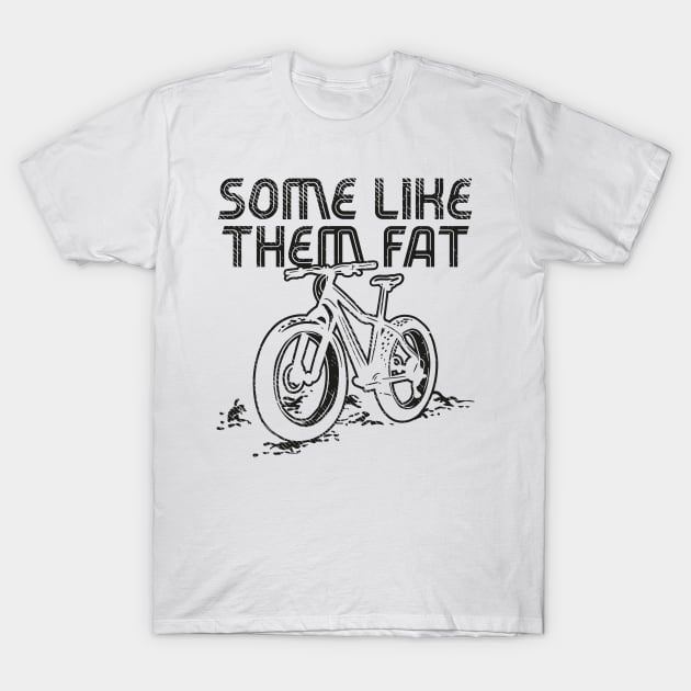 Cycling Fat Tire Mountain Bike Bicycling Biker T-Shirt by Tom´s TeeStore